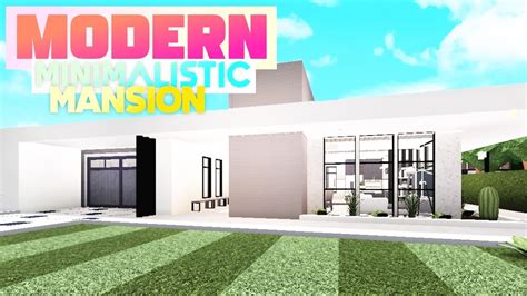 Bloxburg mansion 100k layout / the mansion features 5. Modern Minimalistic Mansion • Bloxburg Speed Build | [No ...