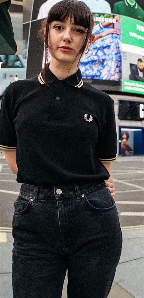 Fred Perry Girls 6877 Fred Perry Polo Women Skinhead Fashion Skinhead Girl