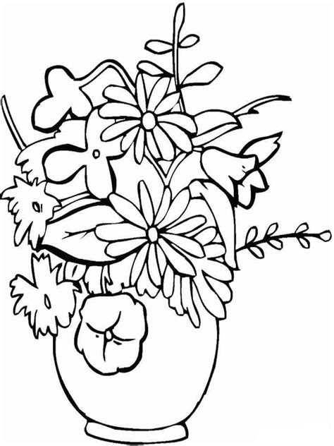 Designed in japan by todo, the. Flowers in a Vase coloring pages. Download and print ...