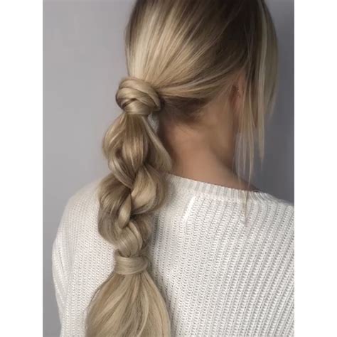 Styling How To Looped Braid Ponytail