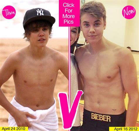 justin bieber s sexy six pack abs — befor