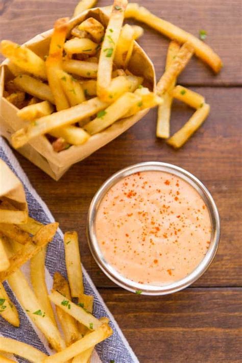 The cheese sauce contains cashews as well. Fries with Homemade Recipe for Fry Sauce in Cup | Sweet potato dipping sauce, Sweet potato ...