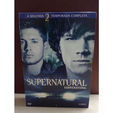 Box Dvd Supernatural Segunda Temporada Completa Shopee Brasil