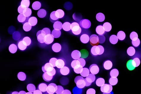 Blurred Christmas Lights Purple Picture | Free Photograph | Photos ...
