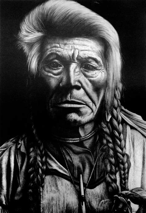 Native American Drawing By Jerry Winick