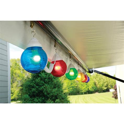 Globe Patio Lights With 30 Cord 6 Pack Multicolored Camping World