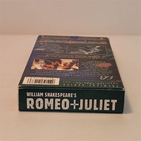 William Shakespeares Romeo Juliet Vhs 1997 86162414336 Ebay