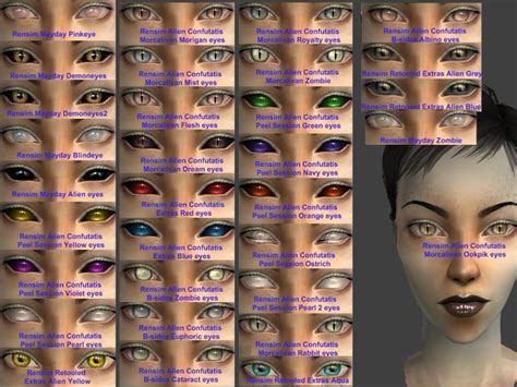 Alien Default Replacement Eyes Sims4corner Replacemen