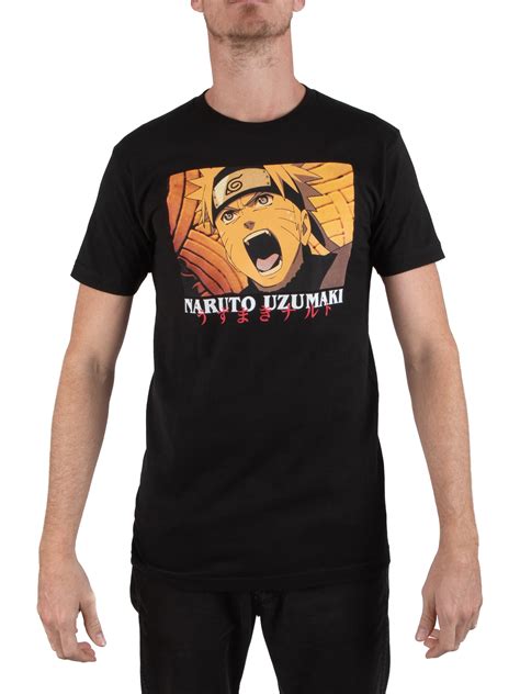Naruto Yell Mens And Big Mens Graphic T Shirt