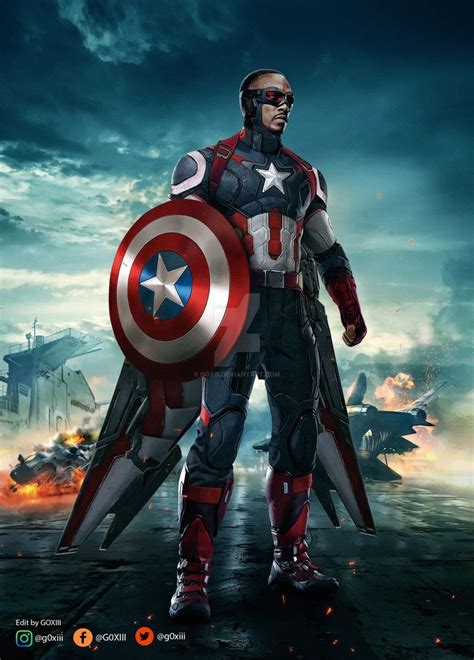 Sam Wilson Captain America Wallpapers Wallpaper Cave