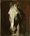 Théodore Géricault (1791-1824) : "Tête de cheval blanc", avant 1816 ...