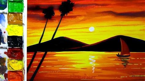 17 Sunset Drawing Pictures Landscape Drawings Drawing Scenery