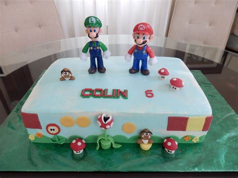 Cake design mario kart (blog zôdio). Mario brothers birthday cake | Birthday cake, Buttercream ...
