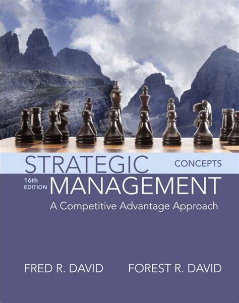 File Strategic Management A Competitive Advantage Approach Concepts