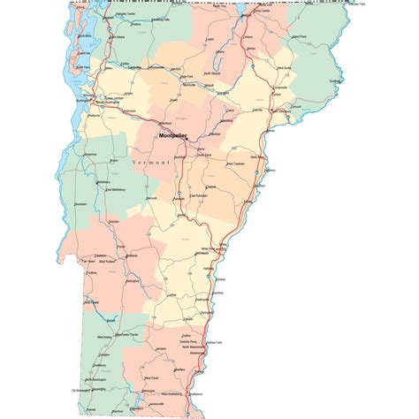 Vermont Road Conditions Map Island Maps