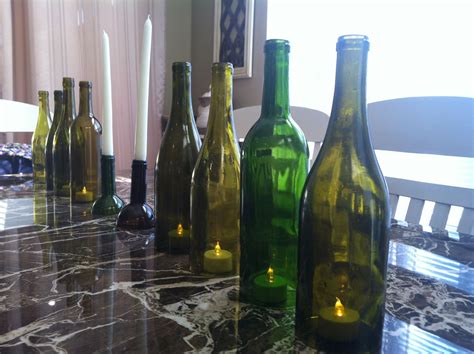 Wine Bottle Luminaries