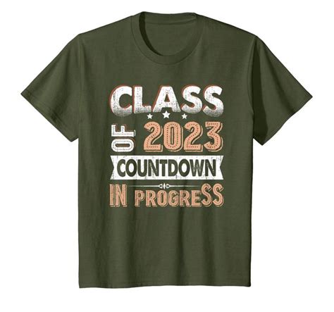 Class Of 2023 Tee Funny 9th Grade High School Countdown T T Shirt In