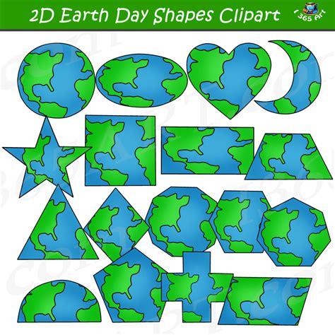 2d Earth Shapes Clipart Graphics Download Clipart 4 School