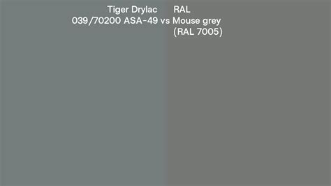 Tiger Drylac Asa Vs Ral Mouse Grey Ral Side By Side