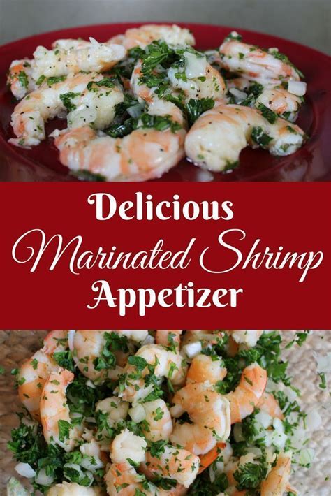 This will stop the cooking process, and will also help chill them. Delicious Marinated Shrimp Appetizer | Shrimp appetizer ...