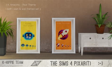 My Sims 4 Blog Bed Frames Bedding And Pixar Posters By Blackgryffin