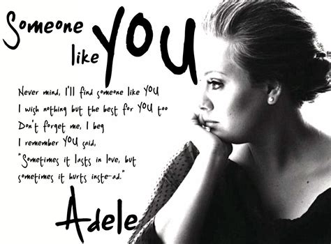 adele someone like you quotes