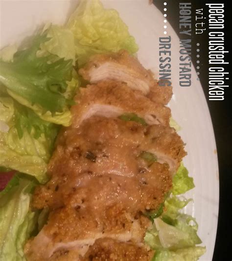 Hundreds of delicious recipes, paired with simple sides, that can be on your table in 45 minutes or less. Pecan Crusted Chicken with Honey Mustard Dressing - Burnt Apple | Recipe | Pecan crusted chicken ...