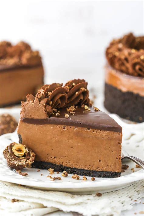 The Best No Bake Nutella Cheesecake Recipe Life Love And Sugar