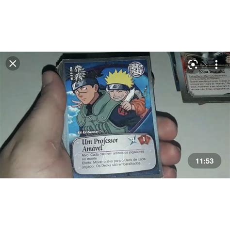 Cards Naruto Pack Com Cards Naruto Cartas Raras 50 Cartas Para Duelar