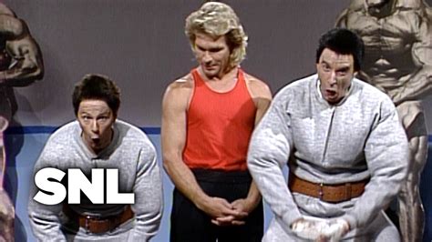 Pumping Up With Hans And Franz Patrick Swayze Saturday Night Live Youtube