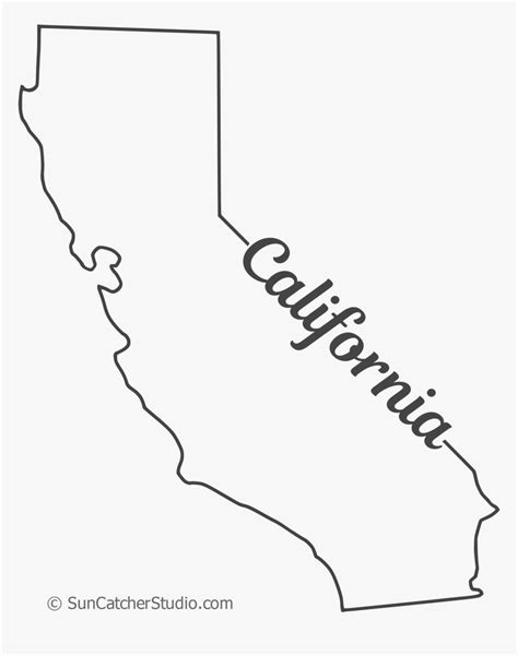 California State Outline Svg