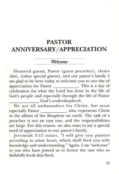 How Do You Write A Welcome Speech For A Church Anniversary