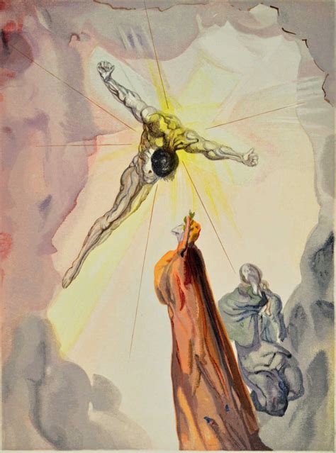 Salvador Dalí The Apparition Of Christ Paradiso Canto 14 The Divine