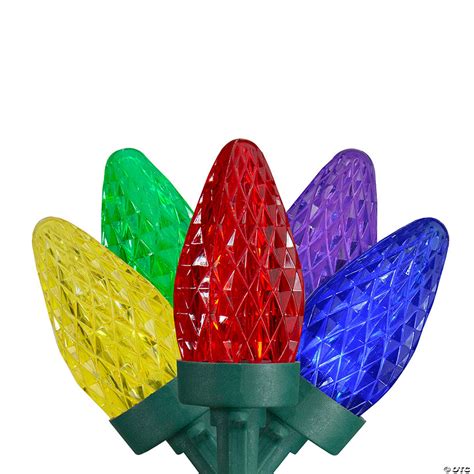 Northlight 50 Count Multi Color Led C7 Faceted Christmas Lights 2025