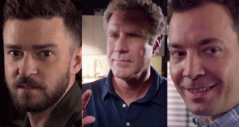 video justin timberlake will ferrell and jimmy fallon give looks