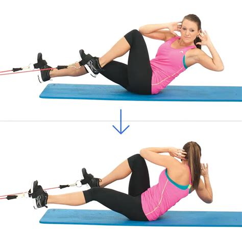 Better Bicycle Crunches With Bands
