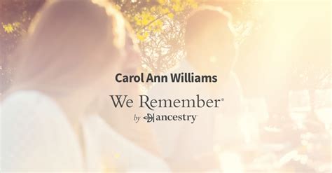 Carol Ann Williams 2022 Obituary