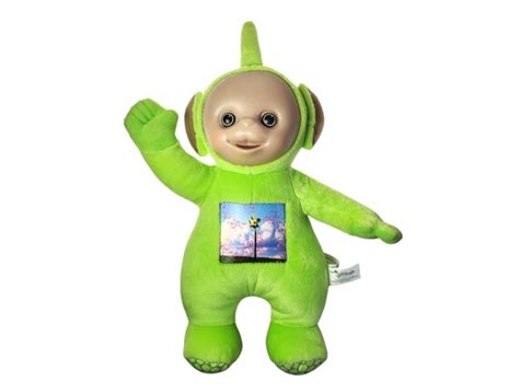 Teletubbies Dipsy 14 Inch Talking Lighted Stomach Green Plush Etsy