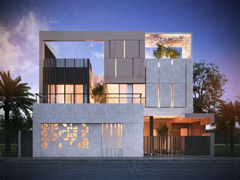 Private Villa 600 M Sarah Sadeq Architects Villa Design Facade Design