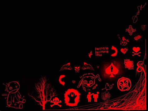 Red Gothic Background