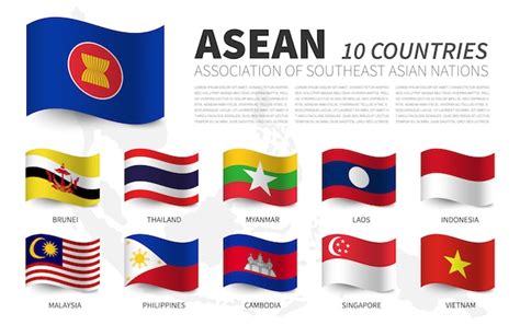 Premium Vector Asean Association Of Southeast Asian Nations And
