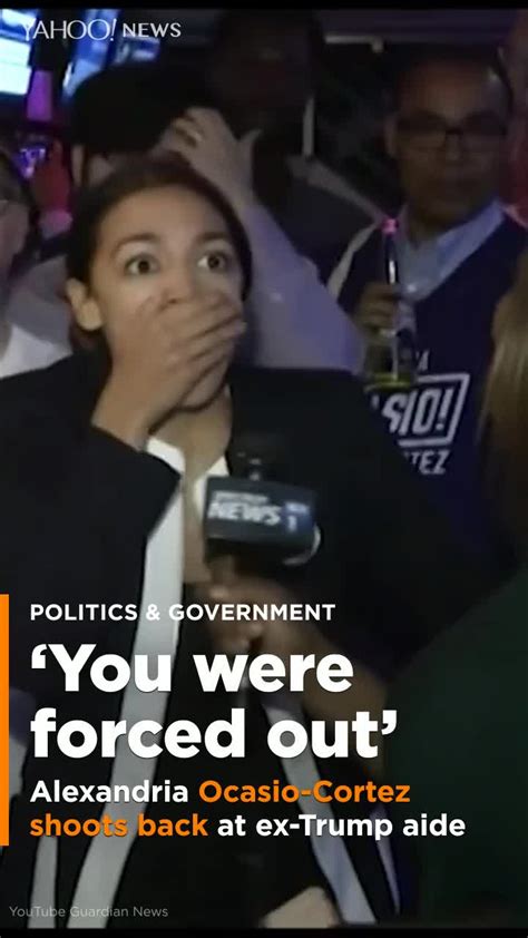 Alexandria Ocasio Cortez Shoots Back At Ex Trump Aide