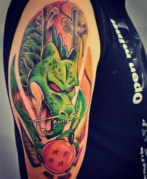 Shenron Shoulder Tattoos Unleashing The Dragon S Power