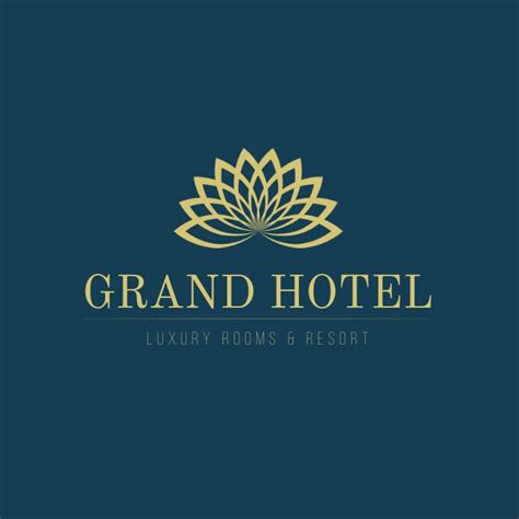 Grand Hotel Logo Design Template Postermywall