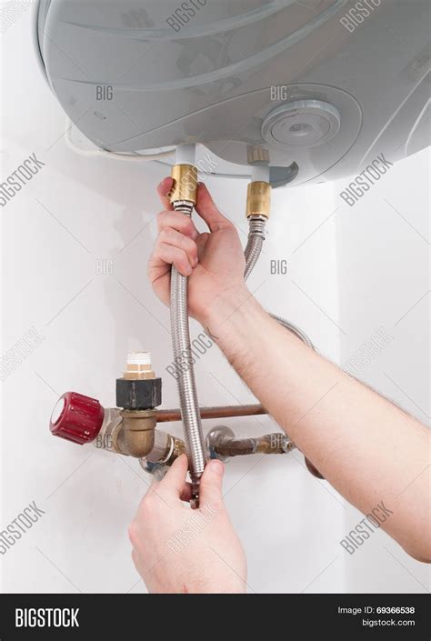 Hands Fixing Plumbing Image And Photo Free Trial Bigstock