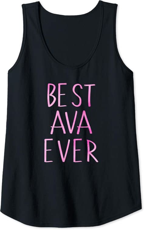 Womens Best Ava Ever Shirt Funny Personalized First Name