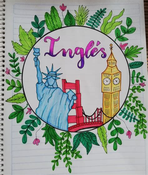 Dibujos De Ingles Para Portada Estudiar