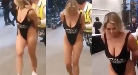 Champions League Streaker Kinsey Wolanski Shows Off Her Body Daily Star