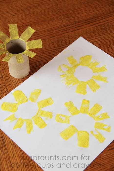 Sunflower Craft Coffee Cups And Crayons