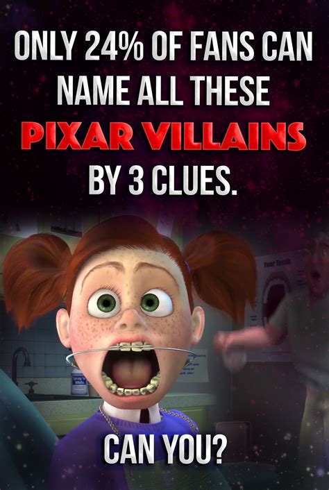 Pixar Quiz Can You Name All Of These Villains By Just 3 Clues Pixar